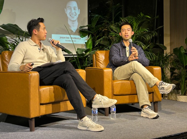 Jeson Lee and Jason Ma on stage